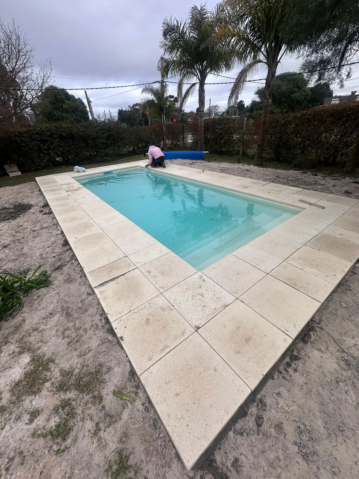 Piscina terminada y lista para usar
